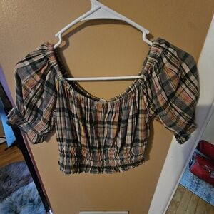 American Eagle Womens off shoulder top size XS
